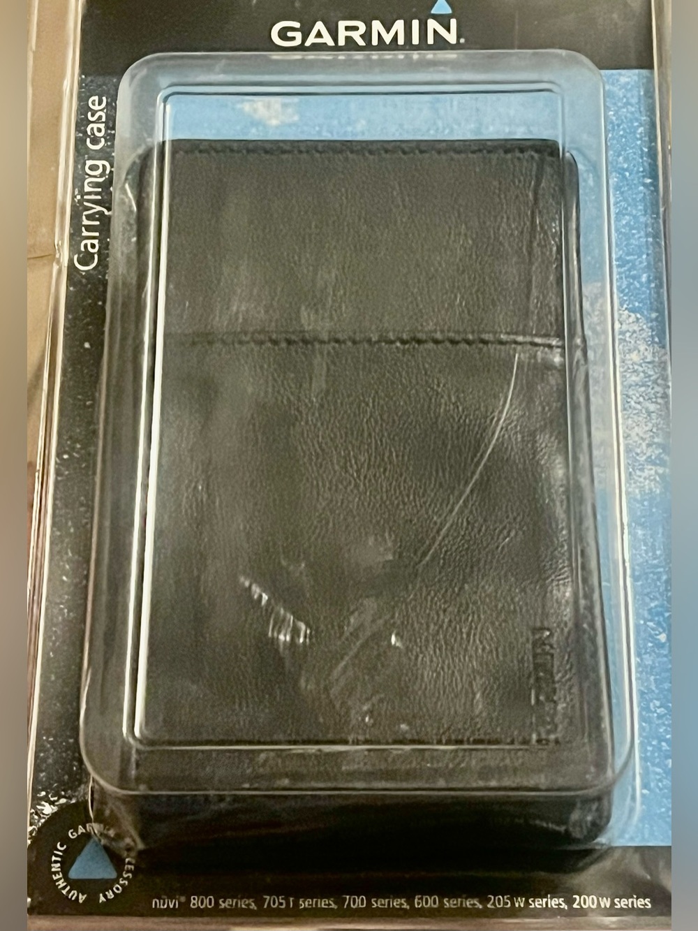Garmin Black Leather Belt Carrying Case